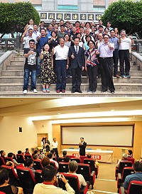 相隔12年全國消保官連繫會議再次來到馬祖舉辦,處長劉清芳與所有消保官稱讚馬祖多年來持續進步,成為名副其實的幸福城市。(圖/文:馮紹夫)