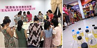 莒光社區健康營造中心安排實作低糖低油低熱量的「重檸檬乳酪蛋糕」,讓大家做得開心,吃得安心。(圖/文:莒光社區健康營造中心、宋幸儒)
