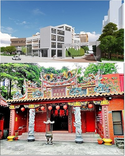 活化軍方用地,桃園市政府與國防部共同進行「八德北景雲計畫」,完工後將成為當地居民的樂活園區暨重修打造大湳馬祖信仰中心。(圖/桃園市政府新工處提供)