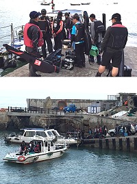 　馬祖燕鷗保護區島礁有條件解禁，北竿迎來大批台灣釣客衝島朝聖。（圖／文：陳鵬雄）