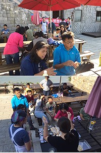 民政處21日下午在北竿芹沃咖啡烘焙館為身障者舉辦烘焙研習課程。(圖/文:陳鵬雄)
