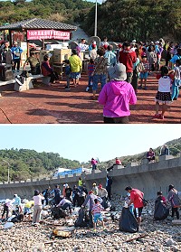 環資局22日舉辦106年馬祖環境保護節日宣導活動,吸引許多鄉親熱情參與,用實際行動為環保付出一份心力。(圖/文:吳嘉榮)