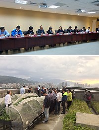 　行政處主辦連江縣智慧城市推動委員會組團赴台，昨日拜會台北智慧城市專案辦公室，北市副市長林欽榮提出多項兩縣適合方案，共同推動智慧城市。（圖：連江縣政府行政處）