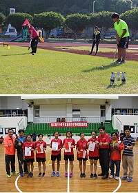 　106年連江縣校際運動會28日延續第2天賽程，進行國小組桌球、國中小組木球、國中組羽球校際比賽。（圖／文：吳嘉榮）