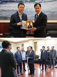 馬尾區委副書記游昕一行6日來馬討論兩馬經濟貿易合作及產業對接相關事宜,優化兩馬產業發展。(圖/文:吳嘉榮)
