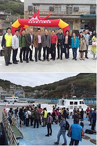 大陸福建省、福州市旅遊局共組龐大馬祖旅遊踩線團,同時邀請多位外省從業人員共同開發馬祖旅遊市場。(圖/文:陳鵬雄)