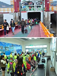 2017第三屆馬祖國際馬拉松今日開跑,所有選手昨天海空抵達馬祖。(圖/文:馮紹夫)