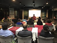 　馬祖地方文化及民宿經營培訓講座12日舉行，協助民宿業者豐富觀光休閒內容，提升來客率。（圖／文：吳嘉榮）