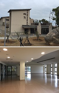 北竿綜合運動場館2樓將增設親子遊樂間,整體使用空間多元化。(圖/文:陳鵬雄)