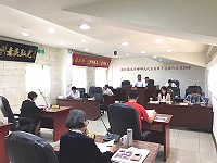 北竿鄉民代表會第10屆第6次定期大會,鄉長進行施政報告。(圖/文:陳鵬雄)