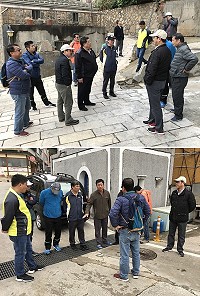 　南竿鄉代會20日前往復興、介壽及福澳村進行鄉政考察。（圖／文：吳嘉榮）