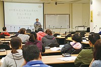 　馬中18日舉辦親職教育座談會暨多元入學家長說明會，增進學生家長對升學管道認識。（圖／文：吳嘉榮）