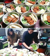南竿津食堂便當開賣,老闆用心製作,每天都有不同菜色變化,想品嘗老板好手藝的民眾可要提早一天預訂。(圖/文:馮紹夫)