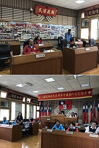 莒光鄉民代表會第十屆第六次定期大會鄉政總質詢。(圖/文:宋幸儒、莒光鄉代會)