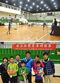 106年連江縣體育季羽球賽開打,首日國小、國中賽事,經過一天激戰各組排名出爐。(圖/文:馮紹夫)