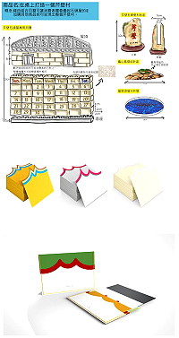 　文化處106年馬祖文創設計競賽結果30日揭曉，第一名從缺，第二名由黃俐綺作品「在桌上打造一個芹壁村」獲得；第三名有兩位，分別是蕭泯延作品「馬祖封火山牆系列便利貼」及黃莉婷作品「MATSU名片夾」。（圖：連江縣政府文化處）