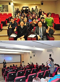 縣府舉辦遠見高峰論壇分享會,10位縣府同仁分享各領域心得,同仁都說獲益良多。(圖/文:馮紹夫)