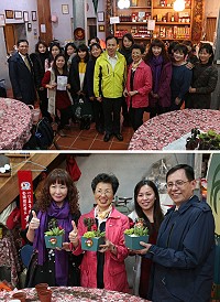 陸委會與海基會1日專程來馬辦理關懷陸配生活及座談活動,邀請陸配一起植物盆栽DIY同樂,並積極聽取陸配社群意見。(圖/文:吳嘉榮)