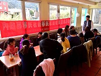 今年度內政部移民署新移民家庭教育宣導系列活動圓滿落幕, 12月份場次於12月2日下午在珠螺藍灣舉辦,邀請到前桃園市專勤隊專員兼分隊長朱禮明分享親子教育與兩性關係。(圖/文:曹重偉)