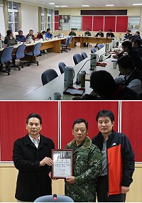 第3屆馬祖國際馬拉松賽事檢討會4日在縣府3樓會議室舉行,為明年賽事做最完善的準備。(圖/文:吳嘉榮)