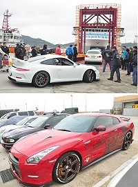 第一屆馬祖追風超跑嘉年華,保時捷、GT-R等千萬超跑現身馬祖,引起民眾注目。(圖/文:馮紹夫)