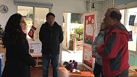 縣府積極規劃莒光成立公托中心,衛生福利局邀請相關人員一起前往莒光二次會勘。(圖/文:宋幸儒)