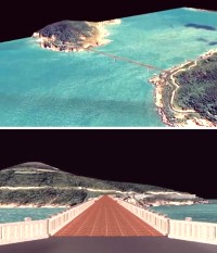 大坵島聯外道路工程完成最有利標優先廠商評選,明年3月可望開始動工興建。(圖:連江縣政府工務處)