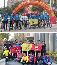 馬祖8位勇腳22日-25日4天3夜完成2017莆田騎遊,再添兩岸單車交流紀錄。(圖:連江縣體育會自行車委員會)