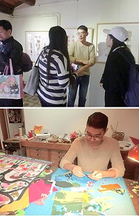 剪紙達人陳治旭擔任台北國際藝術村的駐村藝術家,特於 12月30日至2月20日推出「馬花臺開-陳治旭剪花首展」,還有與馬祖剪花阿婆的相遇與啟發講座,歡迎喜愛剪紙藝術的台馬親友前往欣賞。(圖:陳治旭)