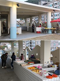 福澳漁市集攤商已開始營業,魚攤及水果攤營業時間通常自下午開始,歡迎民眾前往採買。(圖/文:吳嘉榮)