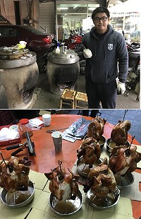 清水灣客棧、兄弟保養廠推出美味甕仔雞,雞肉肉質軟嫩、口感絕佳,歡迎訂購品嚐。(圖/文:吳嘉榮)