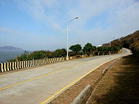 環島北路最後一段自行車步道今年要推動興建,橋仔至白沙自行車可輕鬆串連。(圖/文:陳鵬雄)