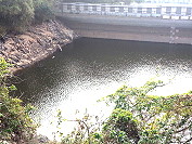久旱不雨,北竿中興水庫水位直直落。(圖/文:陳鵬雄)