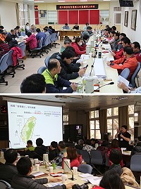 連江縣政府推動智慧國土規劃計畫願景工作坊3日召開,透過縣府各單位、地方公所同仁及在地廠商集思廣益,提出適合馬祖在地行動方案。(圖/文:吳嘉榮)