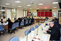 　縣府16日召開第6屆縣長政見106年下半年執行情形檢討會議，由各局處主管或代表說明截至106年12月底執行成果。（圖／文：曹重偉）
