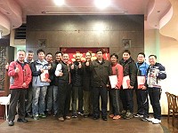 消防局北竿分隊19日舉辦年終尾牙表揚餐會,犒賞警義消過去一年的辛勞。(圖/文:陳鵬雄)