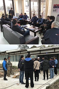 南竿鄉民代表會第10屆第4次臨時會議19日進行南竿鄉納骨堂興建工程現地會勘。(圖/文:吳嘉榮)