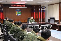 副主任主持「1月份心輔知能研討會」。(圖/文:謝宏源)