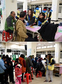 臺北醫學大學基層文化服務隊在北竿舉辦2天義診活動。(圖/文:陳鵬雄)