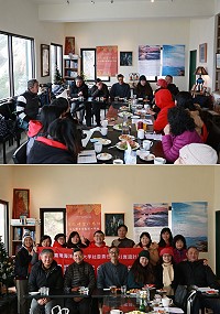　臺灣海大「三漁興旺-國際藍色經濟示範區」計畫研究團隊，4日下午在刺鳥咖啡舉辦「穿梭時空的馬祖-文人雅士的對話工作坊」。（圖：臺灣海洋大學USR計畫團隊）