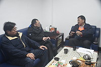 　近期大陸拖網漁船越界頻傳，造成地區漁民損失慘重，縣議員周瑞國、林明揚反映民意，要求海巡隊加強查緝。（圖／文：馮紹夫）