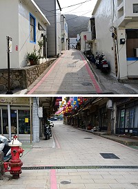 配合春安工作及強化消防安全,連江縣警察局已針對「消防窄巷」加強取締違規停車,以確保車道暢通。(圖/文:曹重偉)