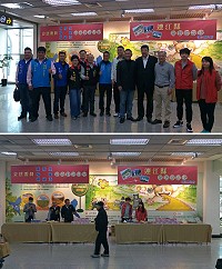 離島立委辦公室、連江縣交通旅遊局進駐松山機場,在春運期間提供鄉親服務。(圖:連江縣交通旅遊局)
