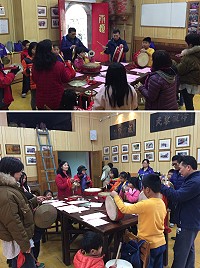 山隴社區發展協會辦理青少年鼓板教學研習,讓小朋友從小接觸馬祖文化,讓馬祖傳統文化繼續傳承下去。(圖/文:馮紹夫)