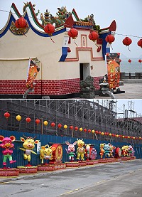 正月十三坂里13暝精彩可期,燒馬糧更是馬祖獨有廟宇文化。(圖/文:陳鵬雄)