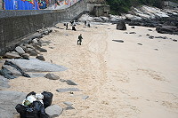 淨灘迎元宵　圖與文：陳鵬雄