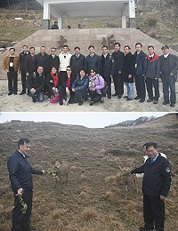 桃園市長鄭文燦率團隊登大坵賞鹿,對大坵生態與美景感到驚艷。(圖/文:馮紹夫)