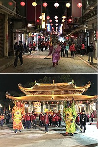 　馬祖境天后宮2日舉辦遶境祈福活動，吸引眾多鄉親扶老攜幼熱情參與，場面熱鬧非凡。（圖／文：吳嘉榮）