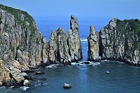 　馬祖地質公園，花崗岩、閃長岩組成的海岸地形，是與台灣海岸不同的地形特色。（圖：本報資料照片）