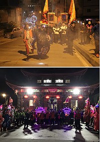 　清水境白馬尊王廟3日接續出巡遶境祈福活動，大批信眾一路隨行，陣勢浩浩蕩蕩，十分吸睛。（圖／文：吳嘉榮）